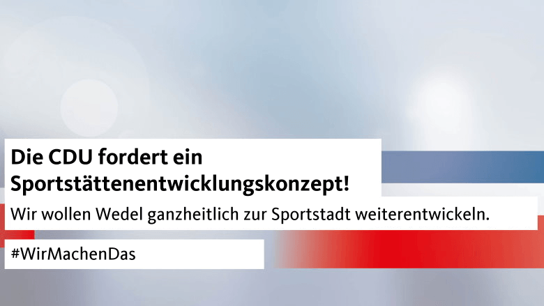 CDU fordert Sportstättenentwicklungsplanung