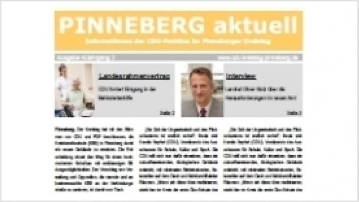 Aktueller Newsletter der CDU-Kreistagsfraktion verfügbar